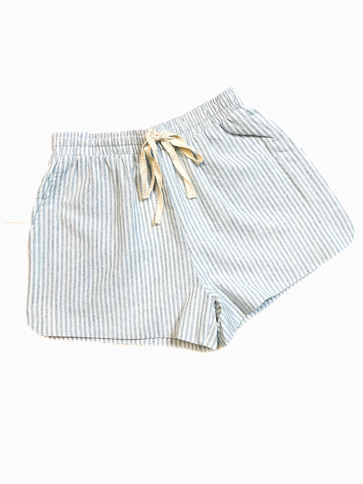 Ella Striped Drawstring Shorts