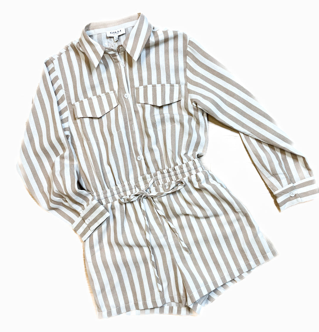 The Harper Long Sleeve Romper