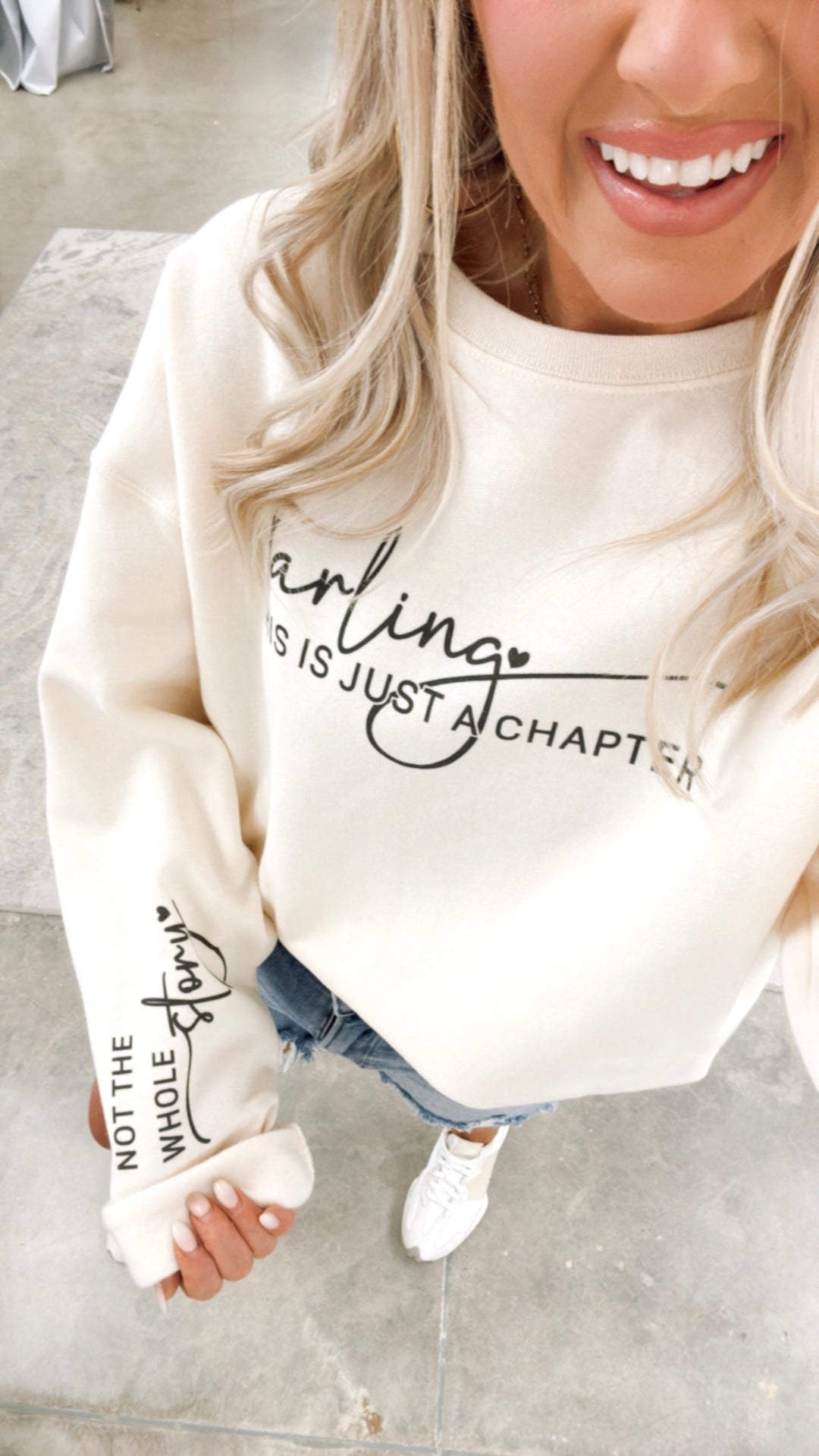 Darling This Is Just A Chapter Sweatshirt