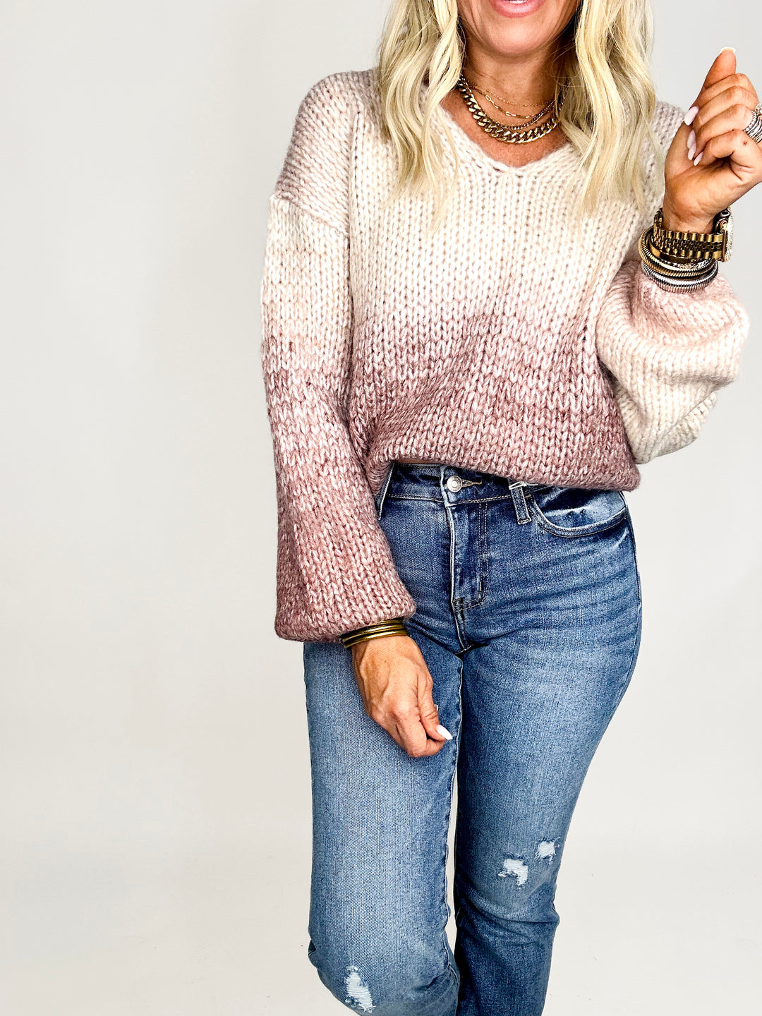 Cozy Mauve Sweater