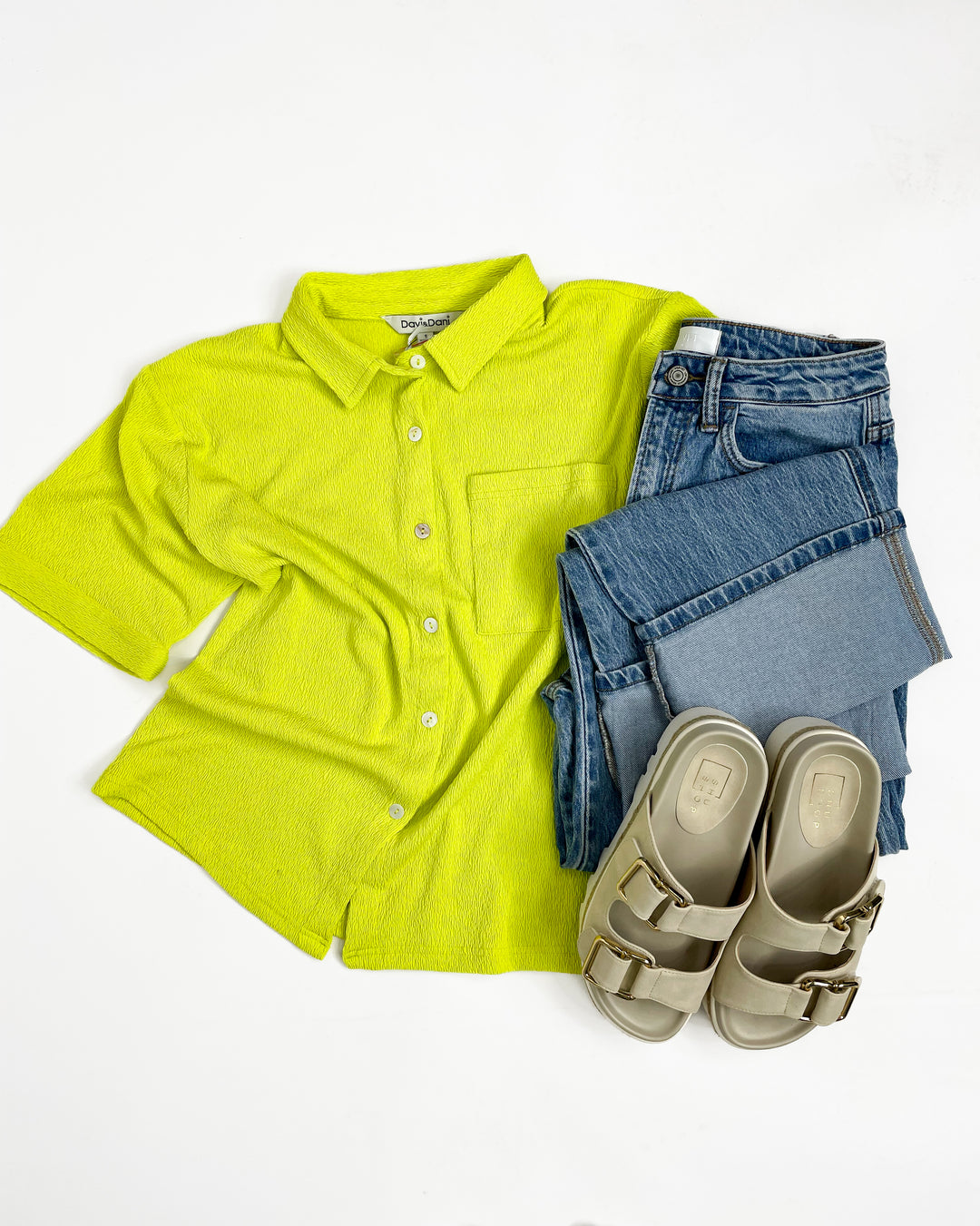 The Lively Lime Button-Down