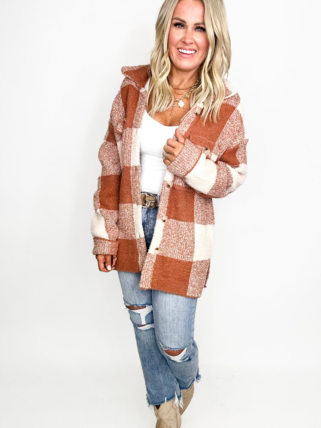 Ember Plaid Shacket