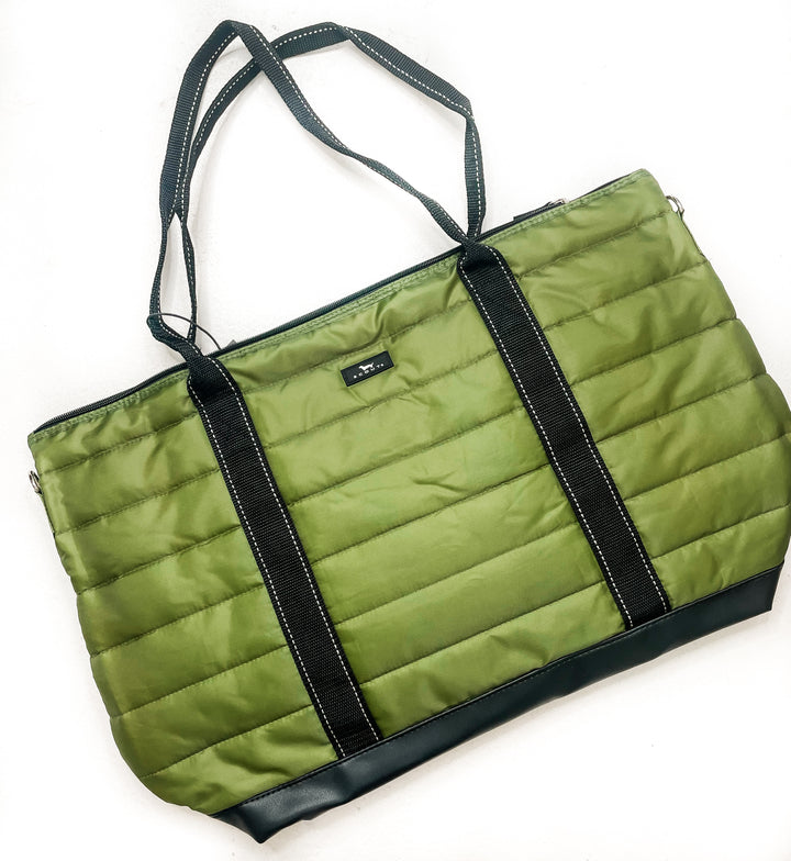 Triple Advisor 3-IN-1 Large Travel Bag - Green Puffer