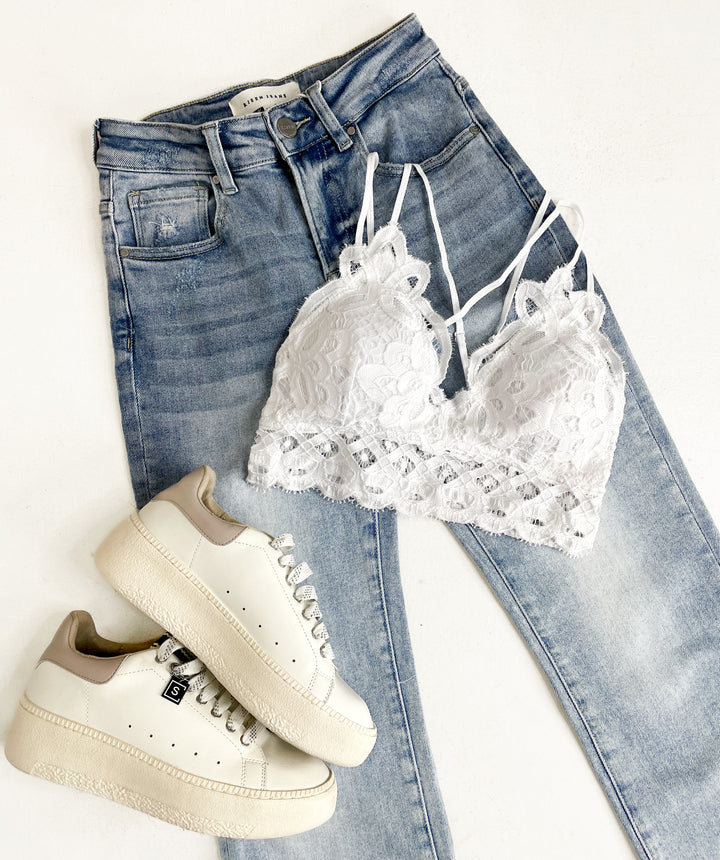 Lace Bralette-White