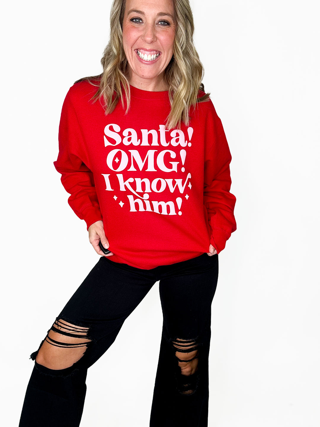 Santa! OMG! Sweatshirt