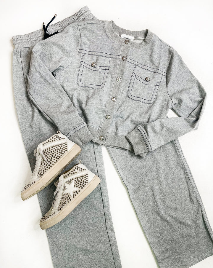 Sophisticated Lounge Top & Sweatpants