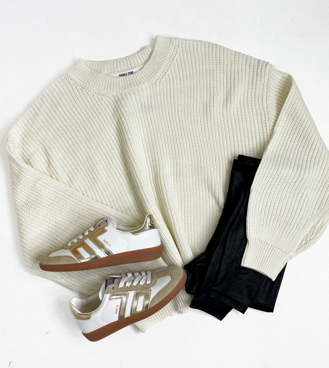 Cream Effortless Comfort Sweater