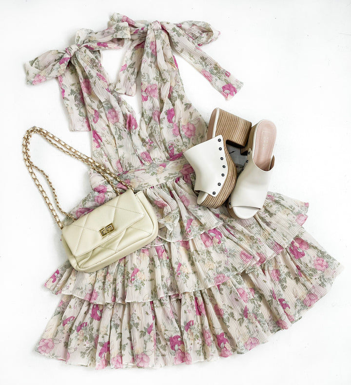 Petal Delight Babydoll Dress