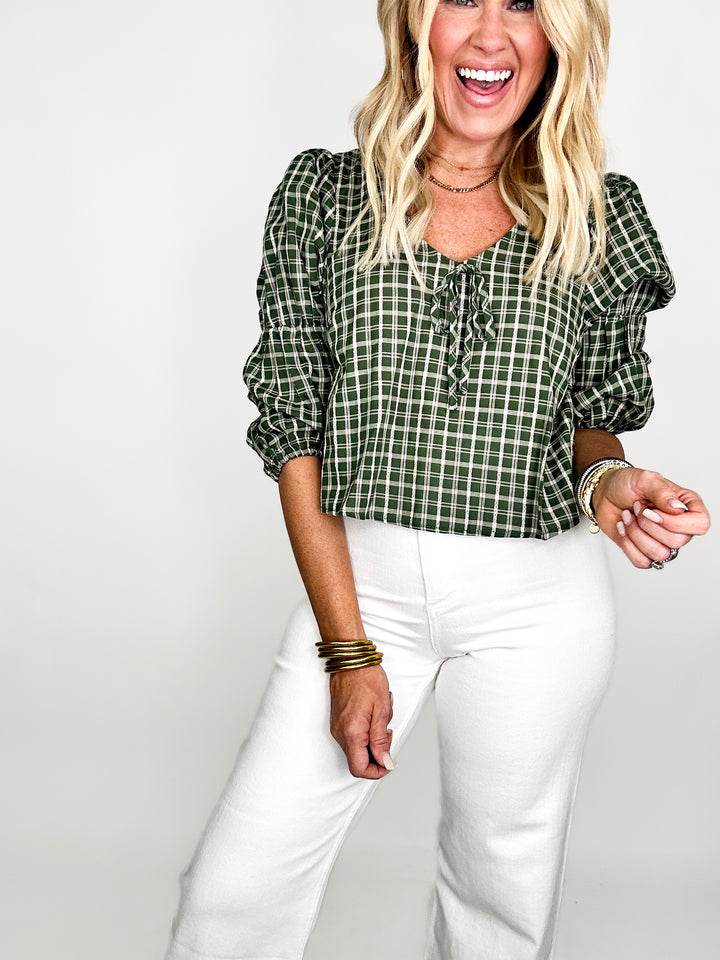 Plaid Perfection Blouse