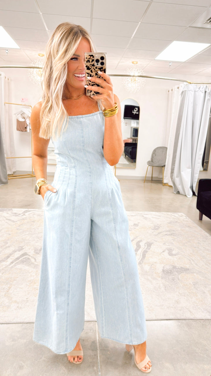 Emmy Denim Jumpsuit