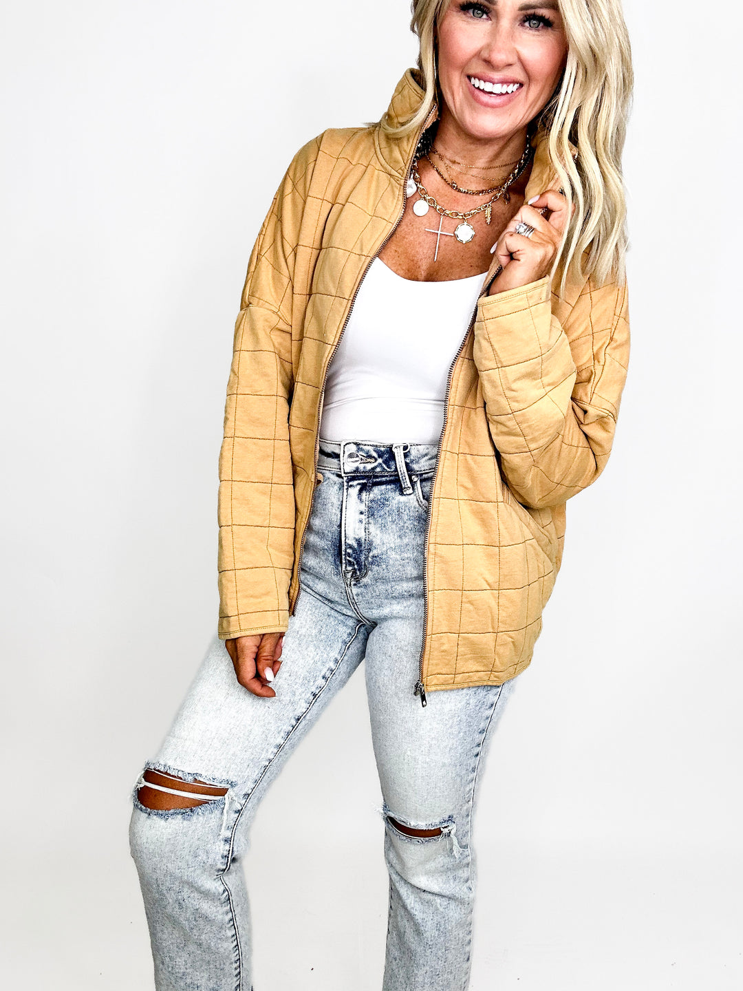 Quilted Mocha Jacket