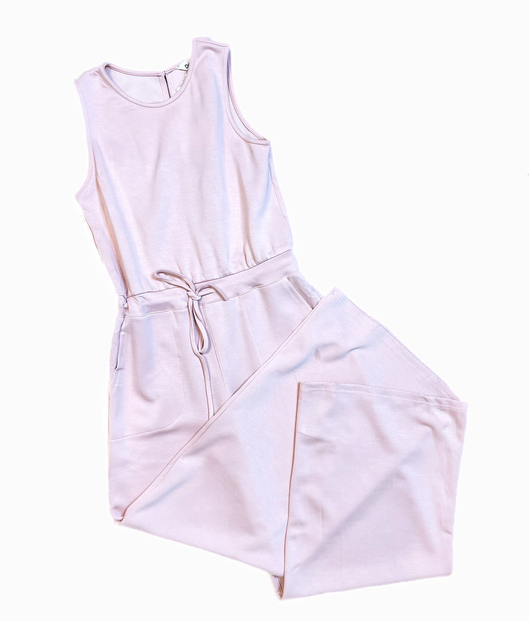 The Sailor Sleeveless Jumpsuit - Light Pink