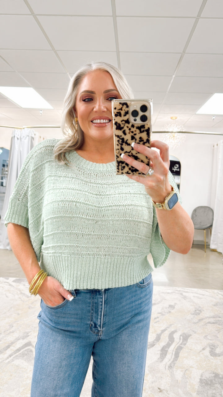 Coastal Wave Top-Seafoam