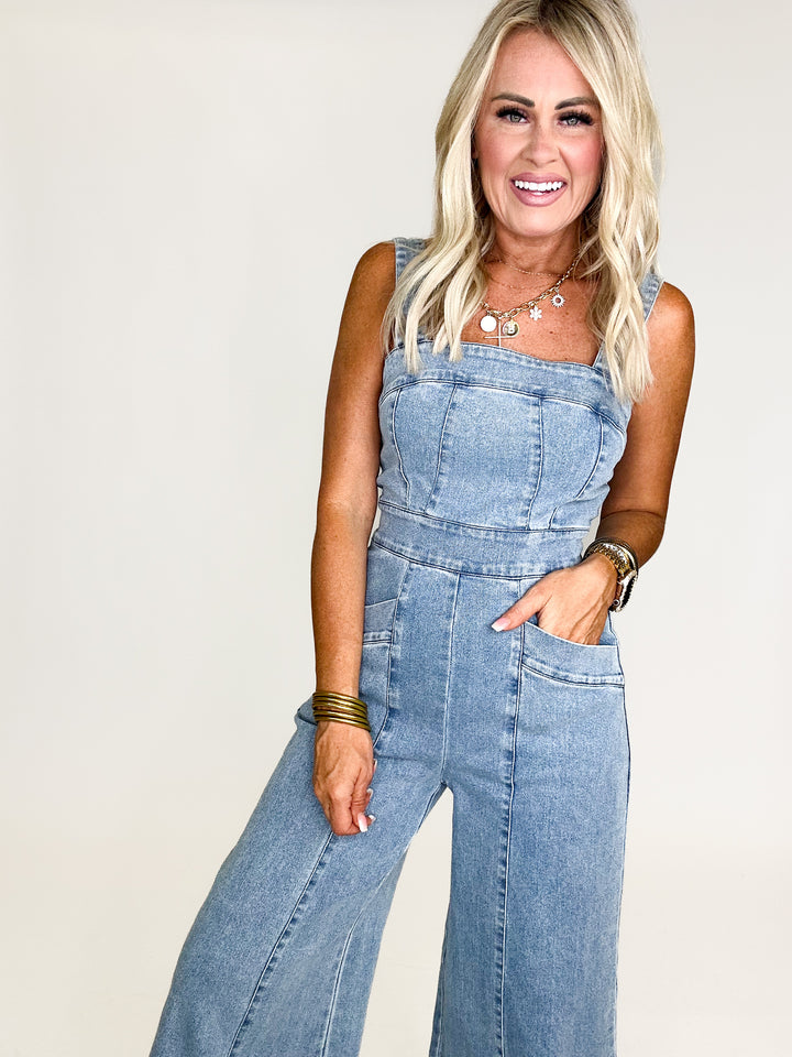 Delilah Denim Jumpsuit