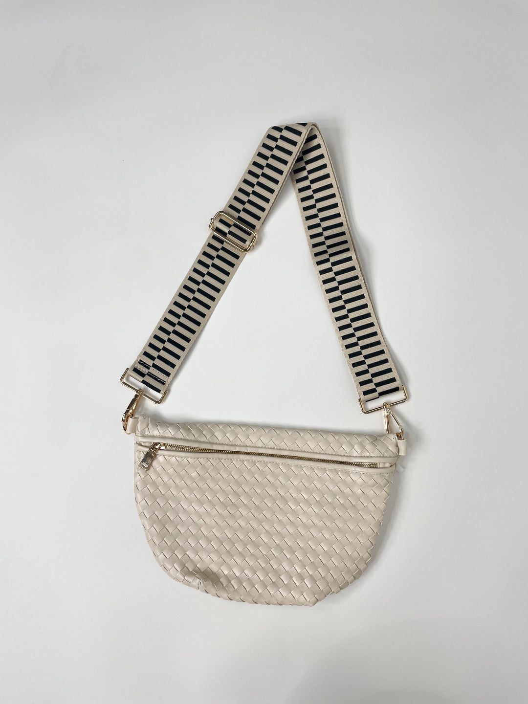 Cream Westlyn Woven Bum Bag