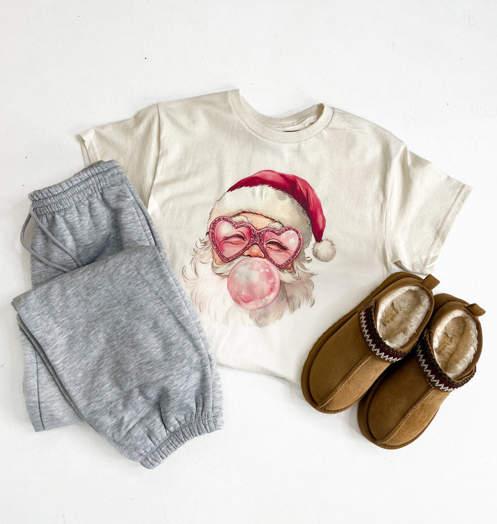 Bubblegum Santa Tee