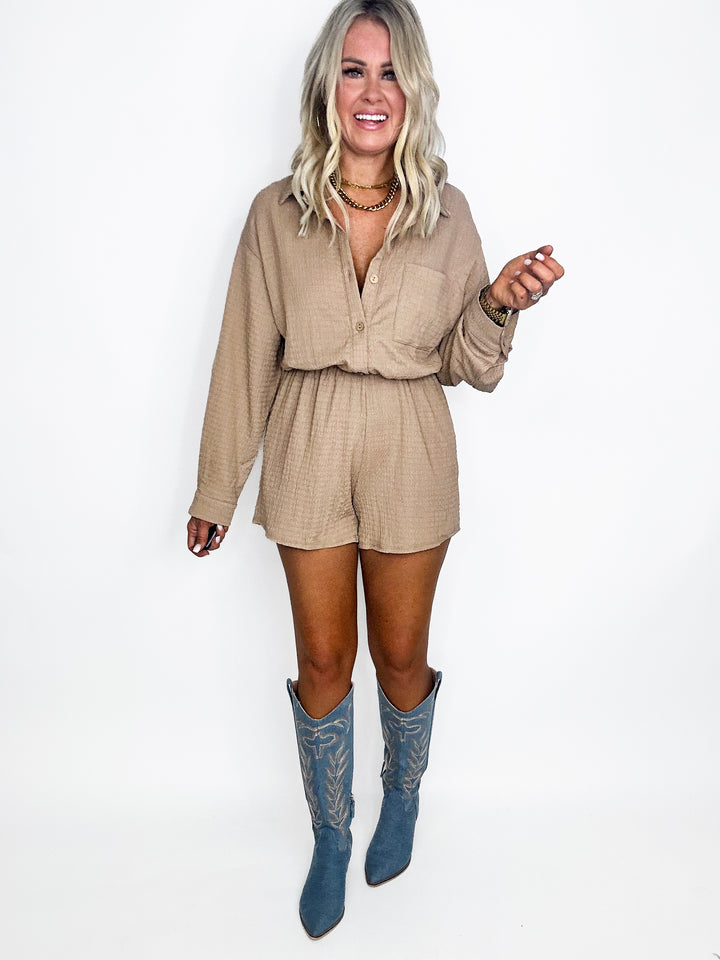 Taylor Textured Romper