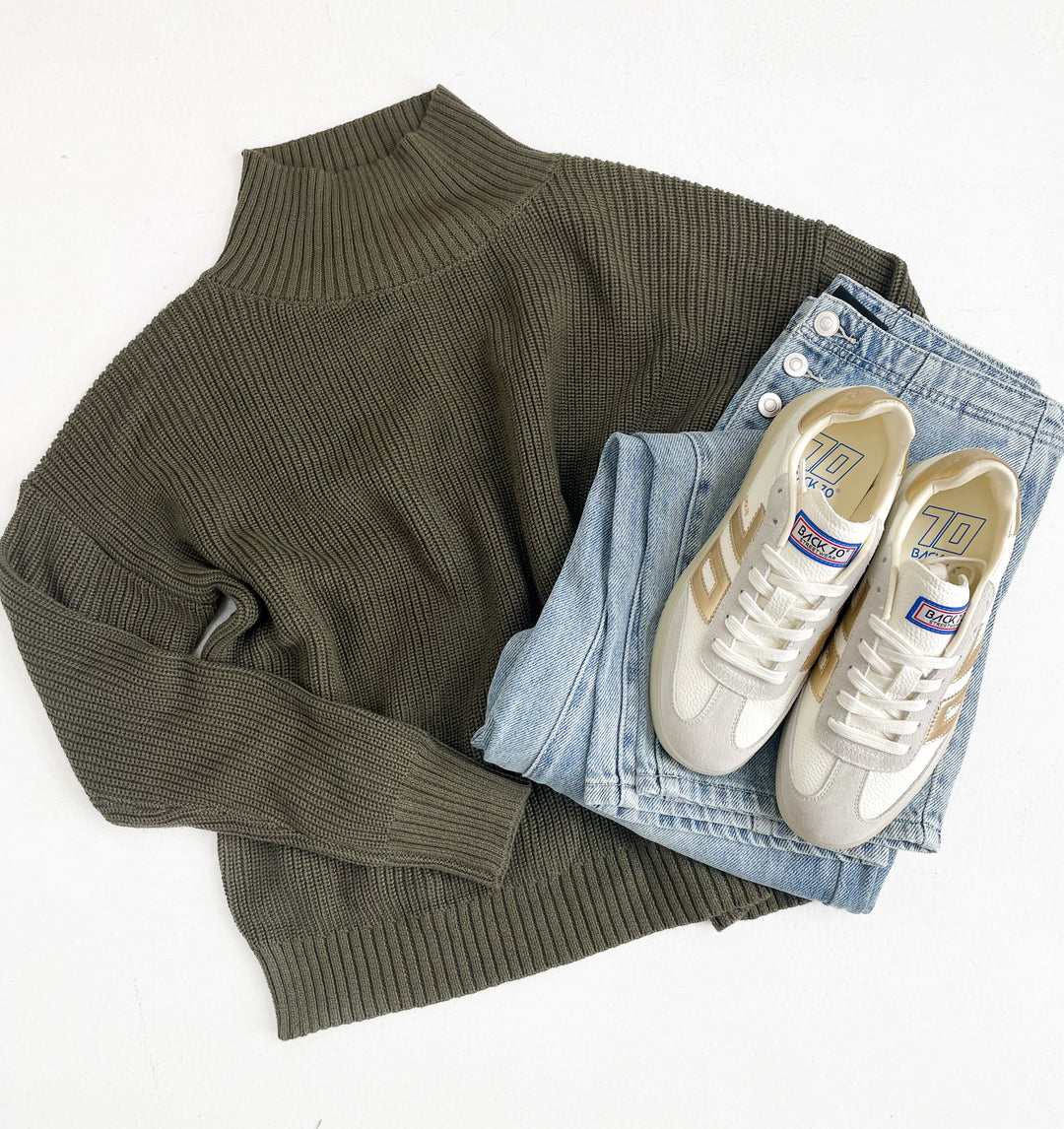 The Forest Mock Neck Sweater