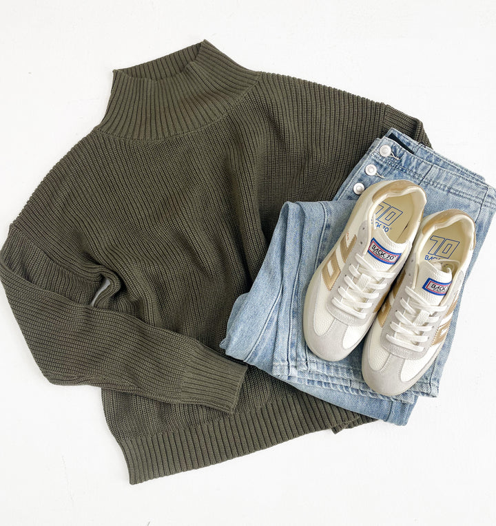 The Forest Mock Neck Sweater