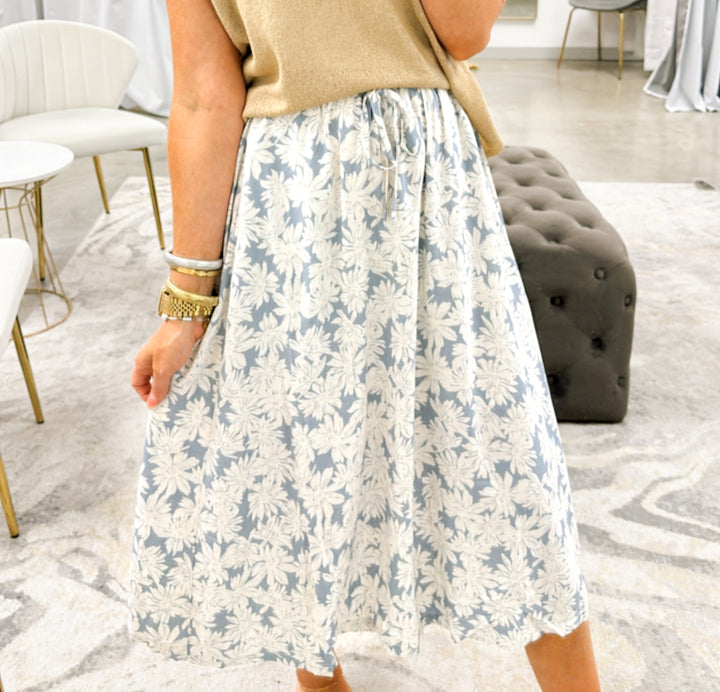 Blossom Breeze Midi Skirt