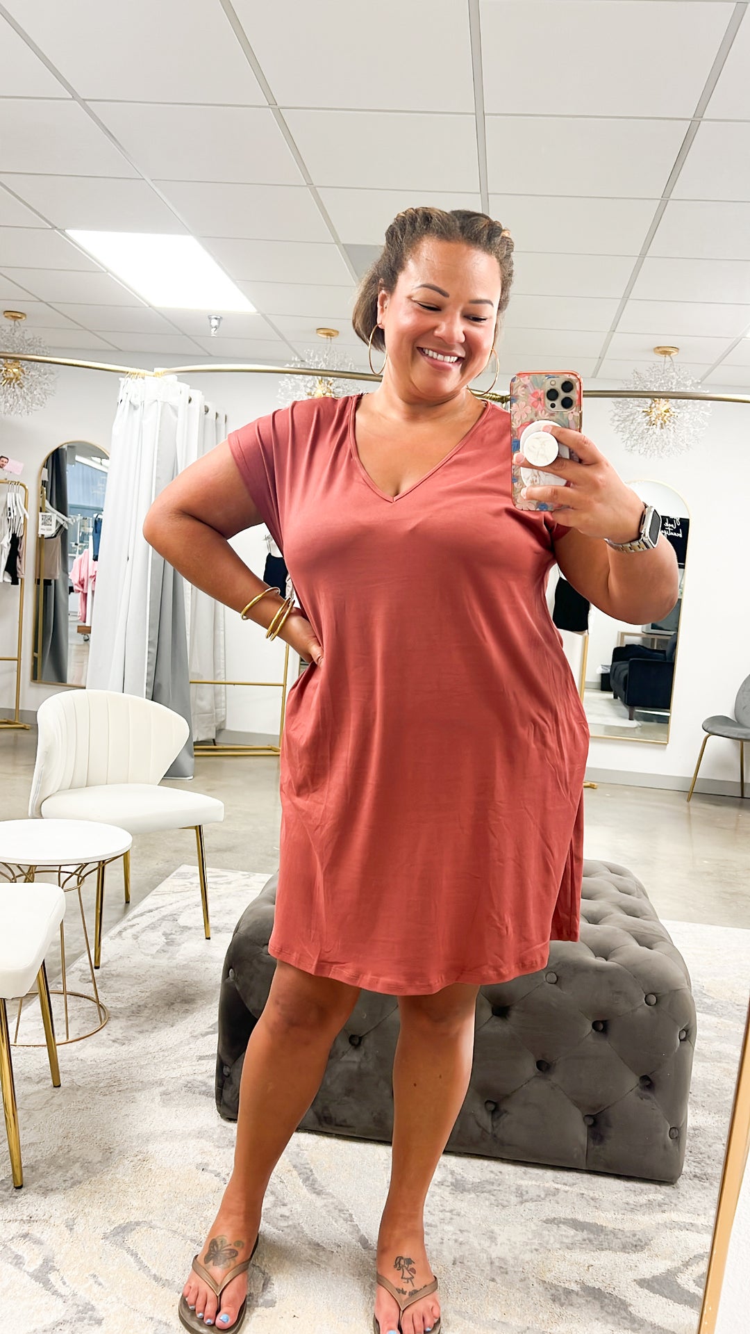 Dolman Relaxed Mini Dress