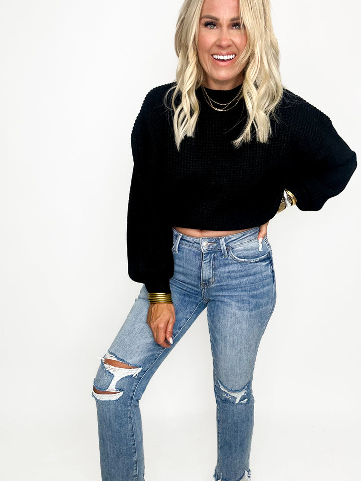 Lovervet High Rise Crop Flare Jeans