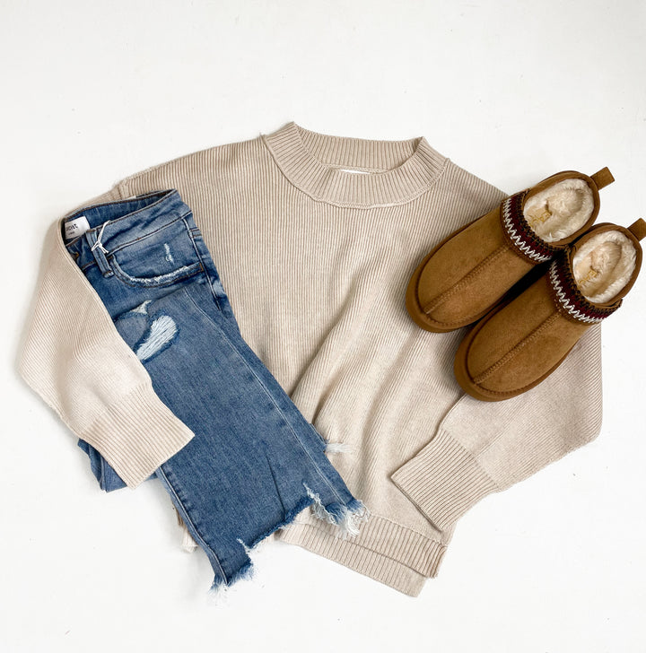 Lena Beige Sweater