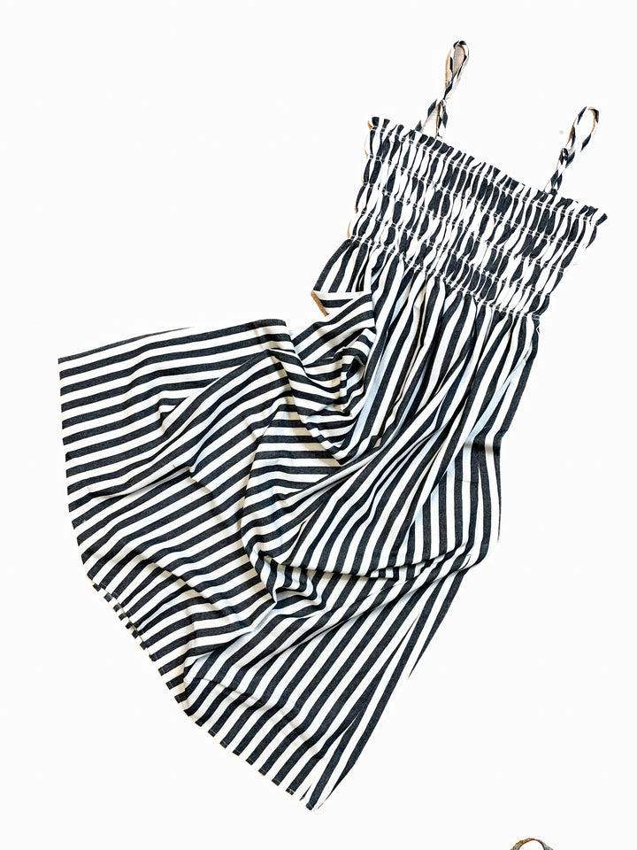 Sawyer Smocked Striped Maxi Dress