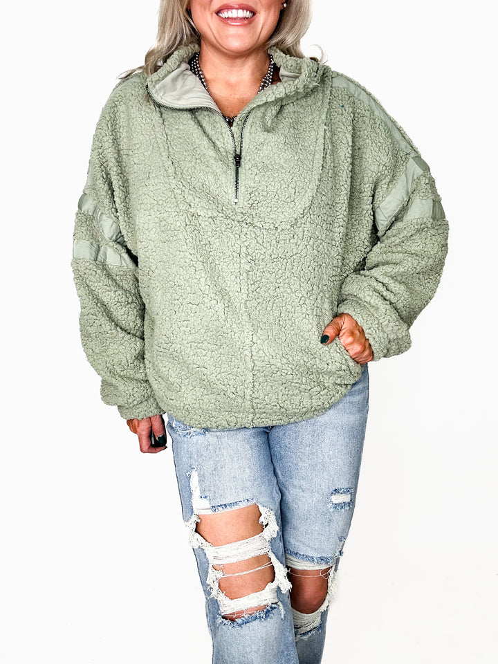 Sherpa Zip-Up Jacket