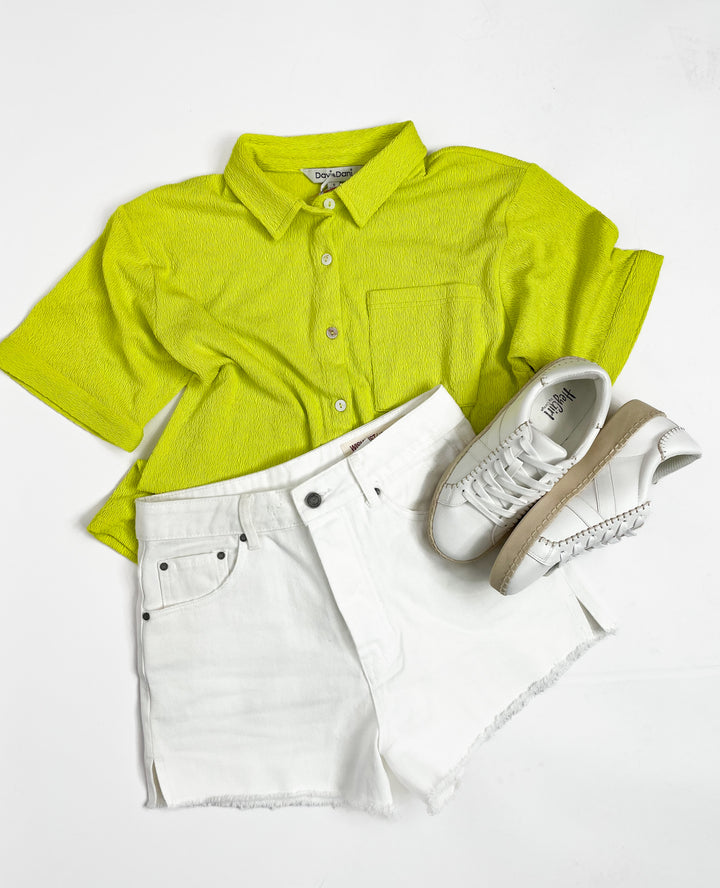 The Lively Lime Button-Down