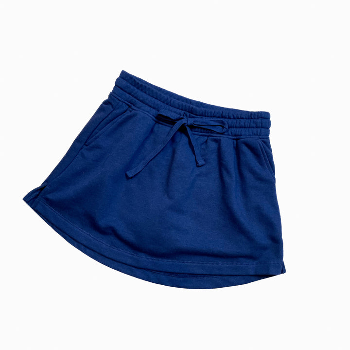 Effortless French Terry Skort - Navy