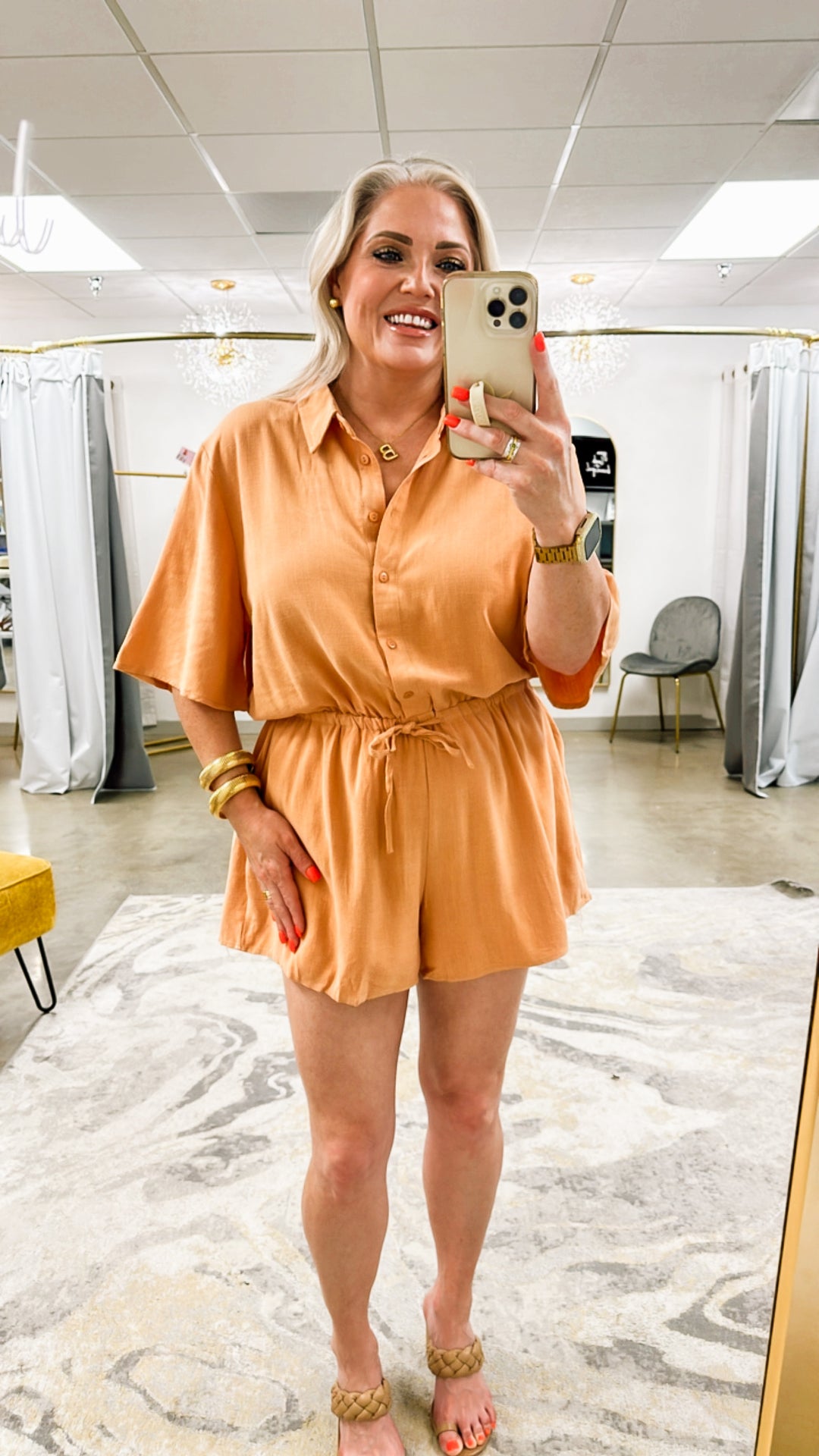 Khloe Shirt Romper