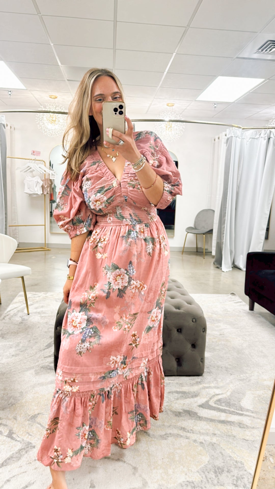 Floral Serenity Maxi Dress