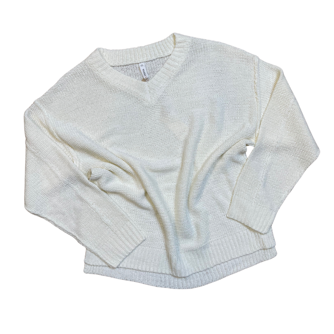 Alexis Raw Edge V-Neck Sweater