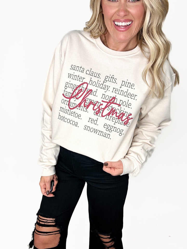 Christmas List Sweatshirt