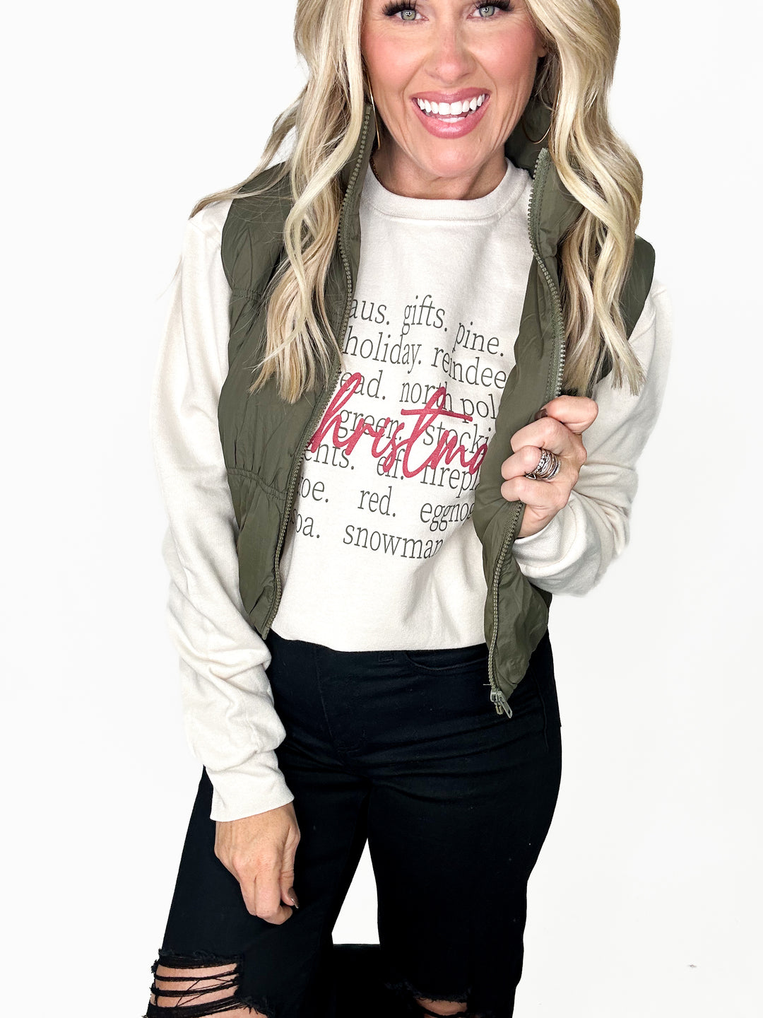 Christmas List Sweatshirt