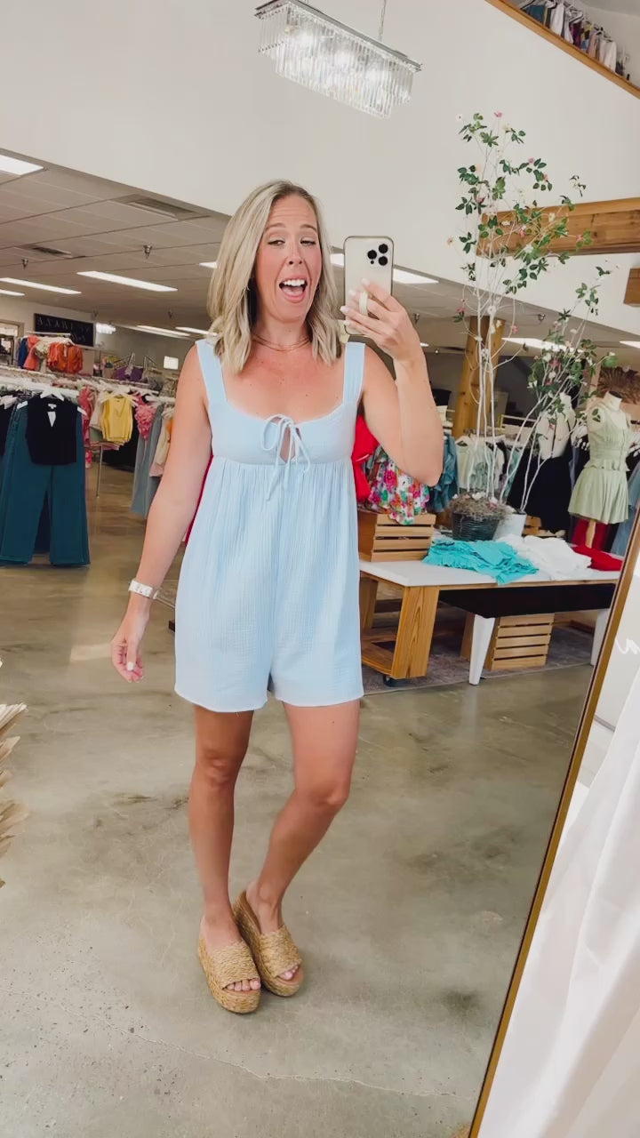 Cotton Gauze Romper